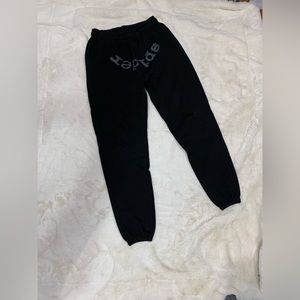 Black/Dark Grey Sp5der Worldwide Joggers
